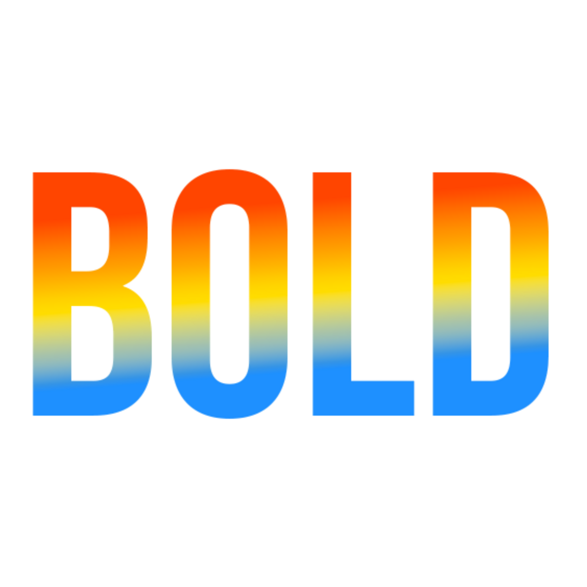 Bold Power Word Sticker