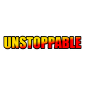 UNSTOPPABLE Power Word clear die-cut vinyl sticker design
