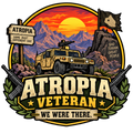 Atropia Veteran Army training humor sticker