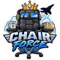 Chair Force Air Force humor sticker design