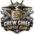 Crew Chief Coffee Club Air Force maintenance sticker