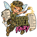Good Idea Fairy USMC military humor sticker creating extra duties and field day tasks