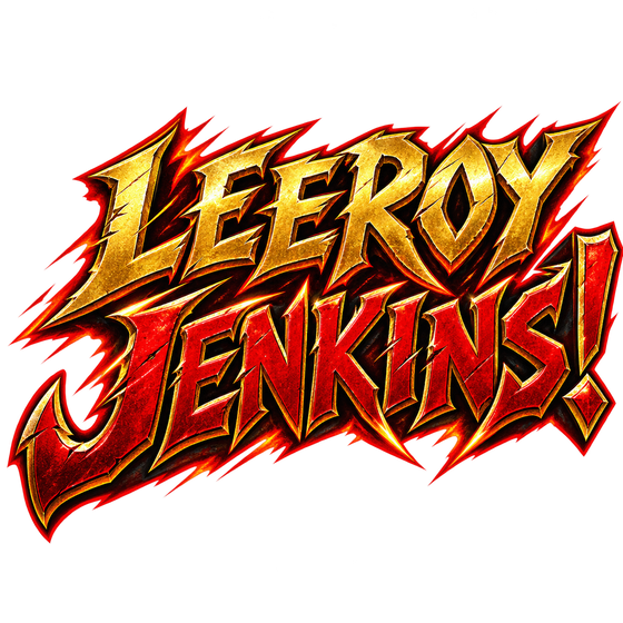 LEEROY JENKINS! Meme Sticker