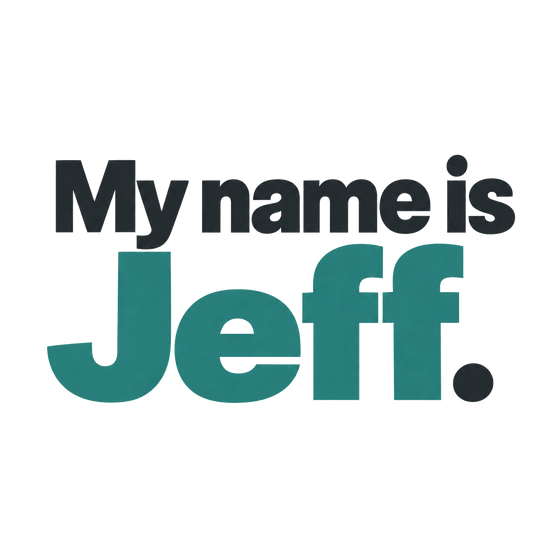 My Name Is Jeff Meme Sticker