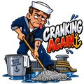 Cranking Again U.S. Navy sticker