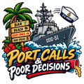 Port Calls & Poor Decisions U.S. Navy sticker