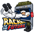 Rack to the Future U.S. Navy sticker