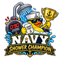 Navy Shower Champion sticker