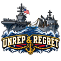 UNREP & Regret U.S. Navy sticker
