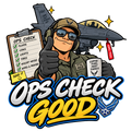 Ops Check Good Air Force flightline humor sticker