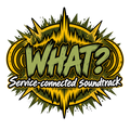 What? Service-connected Soundtrack over olive and yellow sound waves